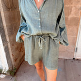 Beachwood The Label |The Lily Blouse - Fern