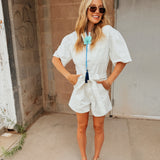 FRNCH | Sirena Romper - Creme