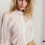 The Shirt | The Shiv Ruffled Shirt - White