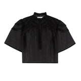 The Shirt | The Hayden Shirt - Black Ruffle
