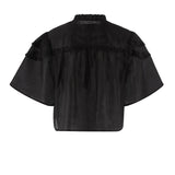 The Shirt | The Hayden Shirt - Black Ruffle