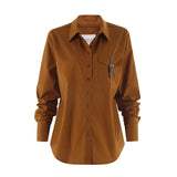 The Shirt  | The Boyfriend Shirt - Cognac