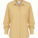 The Shirt | The Gameday Boyfriend - Gold Stripe