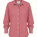 The Shirt | The Gameday Boyfriend - Red Stripe