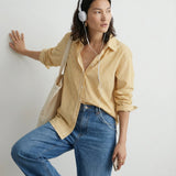 The Shirt | The Gameday Boyfriend - Gold Stripe