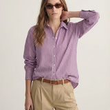 The Shirt | The Gameday Boyfriend - Purple Stripe