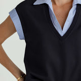 We Are Sundays | Lune Top - Navy