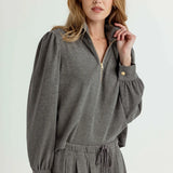 We Are Sundays | Vienna Pullover - Heather Pinstripe