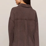 Z Supply | All Day Knit Jacket - Dark Chocolate
