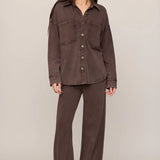 Z Supply | All Day Knit Jacket - Dark Chocolate