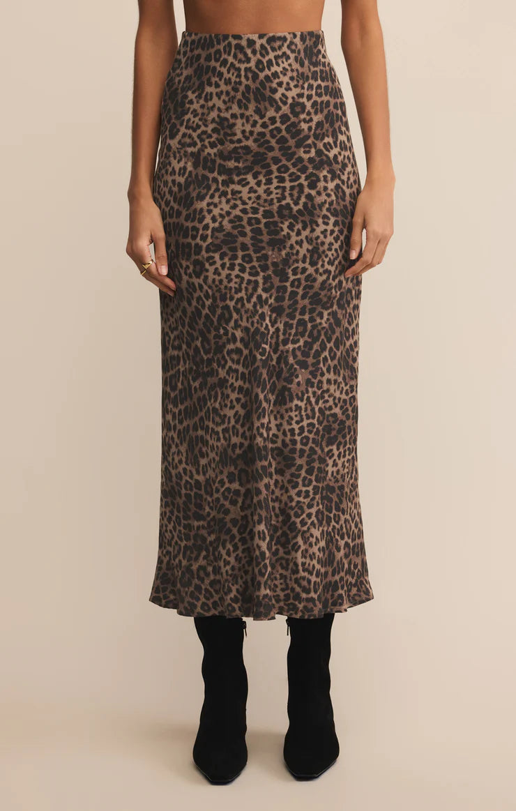 Z Supply | Izabel Leopard Skirt - Desert Tan