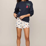 Z Supply | Boyfriend Patch Sweatshirt - Eclipse