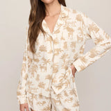 Z Supply | Safari Long Sleeve PJ Top- Bone