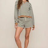Z Supply | Low Key Stripe Short - Monstera