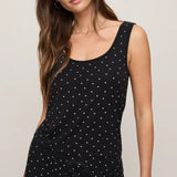 Z Supply | Luxe Dot PJ Top - Black