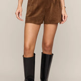 Z Supply | Ivory Suede Short - Saddle Suede