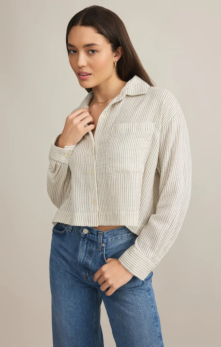 Z Supply | Del Mar Striped Shirt - Natural