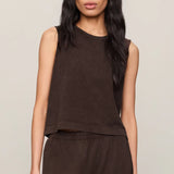 Z Supply | Sloane Jersey Muscle - Dark Chocolate