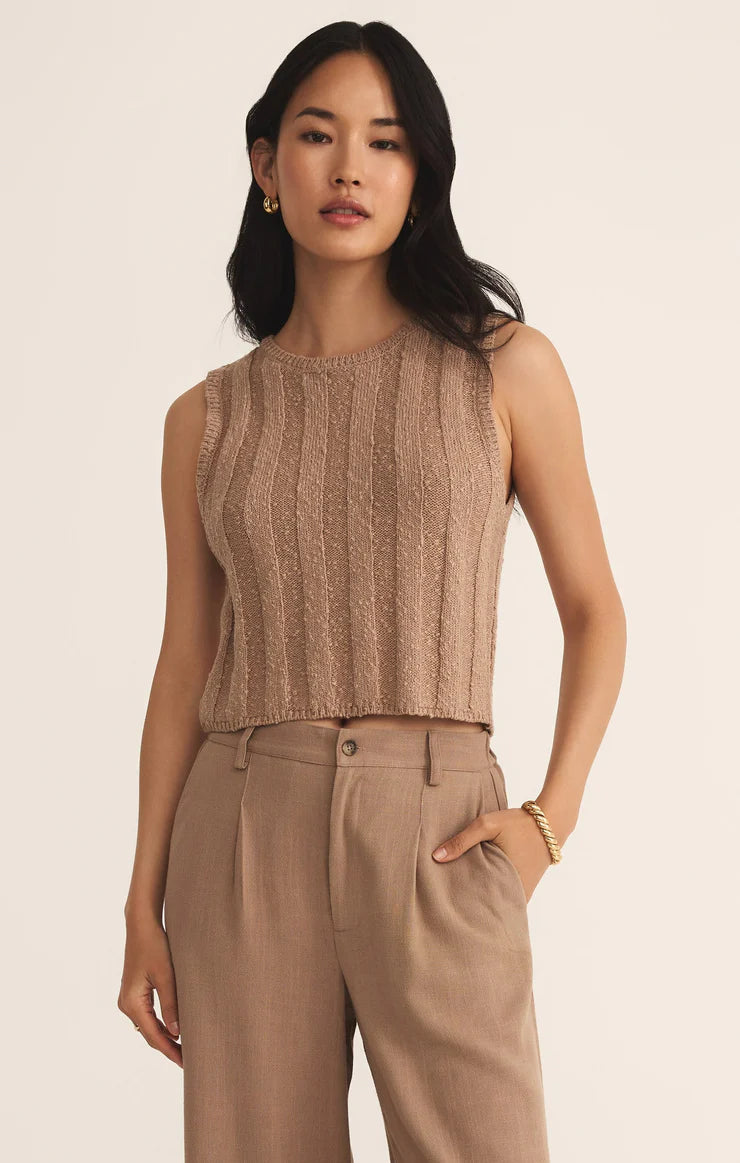 Z Supply | Calan Top - Iced Coffee