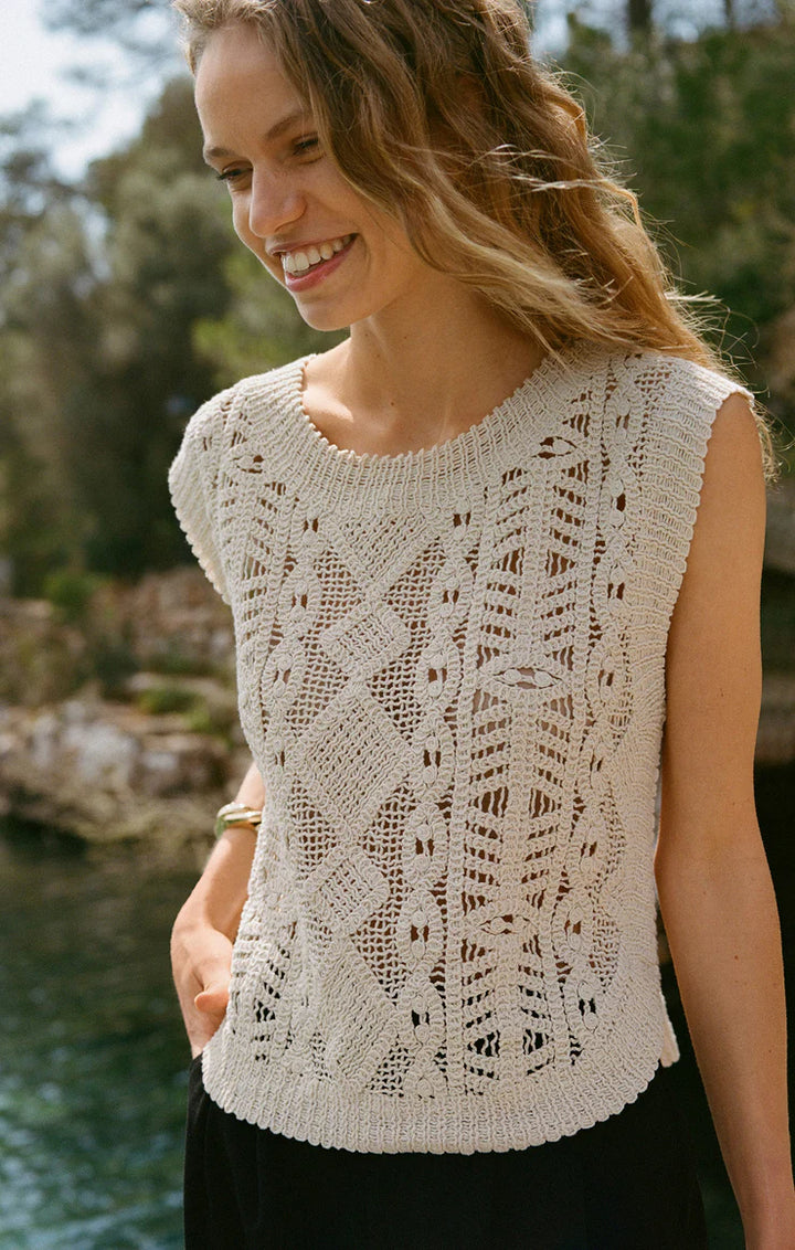 Z Supply | Baroque Sweater Top- Crystal