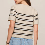 Z Supply | Gatewood Stripe Sweater - Light Oatmeal Heather