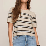 Z Supply | Gatewood Stripe Sweater - Light Oatmeal Heather