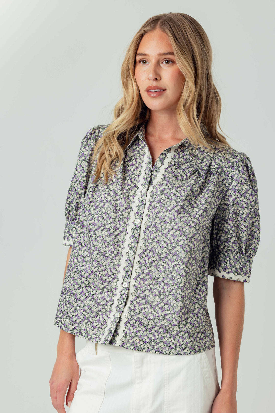 Sundays | Klariza Shirt - Zinnia Bloom