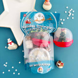 Earth Grown | Holiday Snowglobe Mini KidDough Play Pack