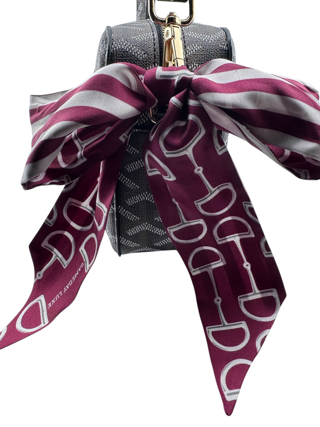 The Gameday Signature Scarf- Burgundy and White