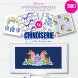 Taylor Gray | CHINOISERIE Trinket Tray Insert - 5.5X11