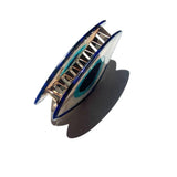 Solar Eclipse | Hand-painted Evil Eye Claw Hair Clip