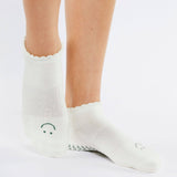 Pointe Studio | Women's Happy Full Foot Grip Sock – Bone