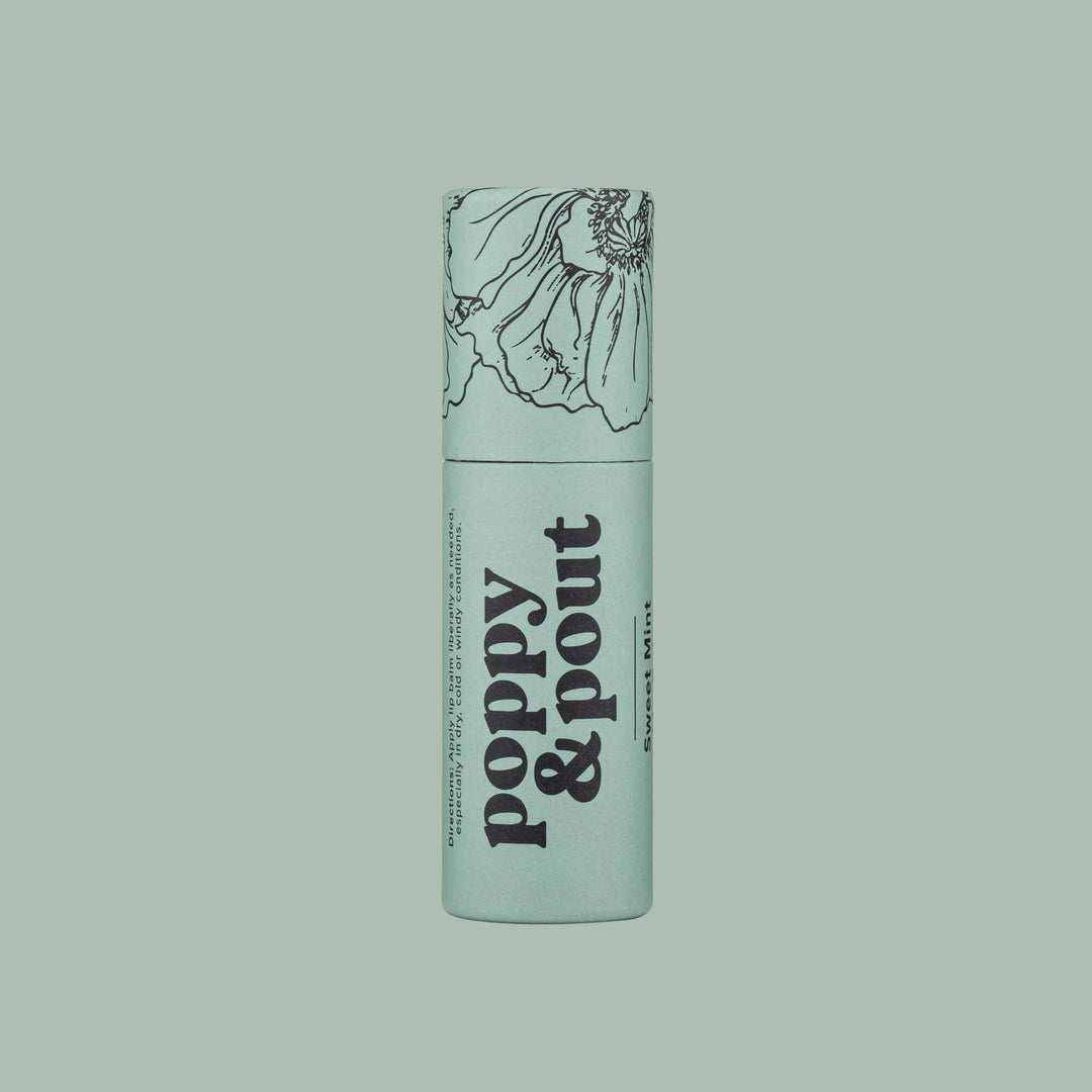 Poppy & Pout Lip Balm | Sweet Mint