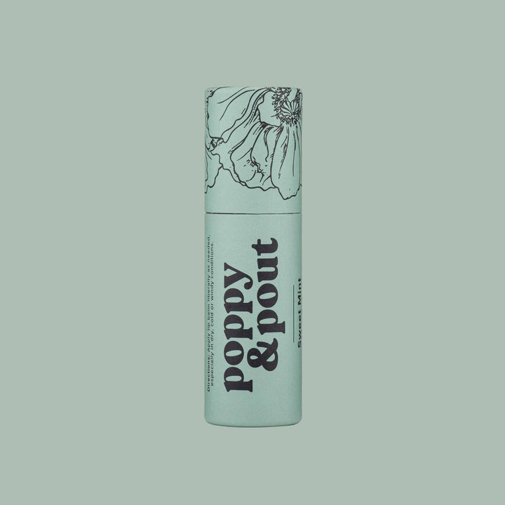 Poppy & Pout Lip Balm | Sweet Mint