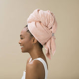 VOLO Beauty | Hero Hair Towel- Cloud Pink Luxe Tube