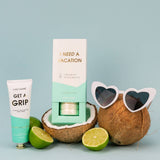 Chez Gagne | I Need A Vacation - Self-Care Shower Steamers - Coconut Lime