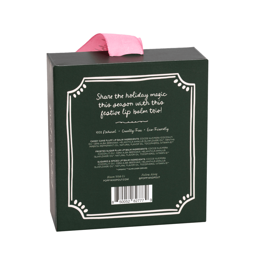 Limited Edition Lip Balm Trio | Holiday Ornament