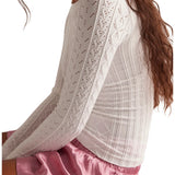 Free People | So Soft Seamless Modal Cable L/S - Clean Ivory