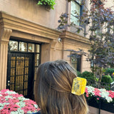 Solar Eclipse | Hand-painted Butter Claw Hair Clip