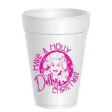 Sassy Cups | Have a Holly Dolly Christmas - 10 pack