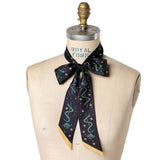 Jenni Earle | Silk Twilly Scarf - “Saddle Up and Lasso the Stars”