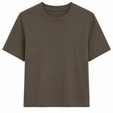 Perfect White Tee | Atlas Heavy Jersey SS Crew - Dark Olive