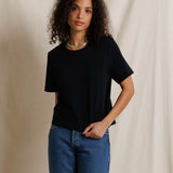Perfect White Tee | Atlas Heavy Jersey SS Crew - True Black