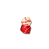 Solar Eclipse | Hand-painted Lucky Dice Claw Hair Clip