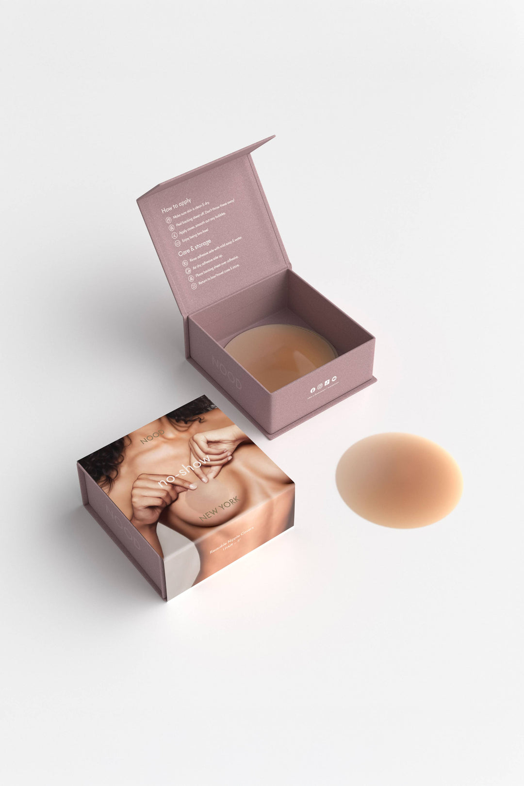 No-Show | Reusable Adhesive Nipple Covers