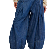 Free People | Moonflower Balloon Jean - Blue Dusk