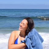 VOLO Beauty | Hero Hair Towel- Cielo Blue Luxe Tube