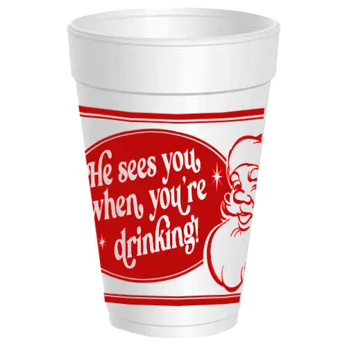 Christmas Styrofoam Cups | Various