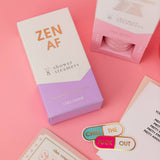 Chez Gagne | Zen AF - Aromatherapy Shower Steamers, Funny Gift - Lavender