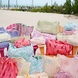 KenzKustoms | Pink Shells Quilted Tote Bag - Summer Collection